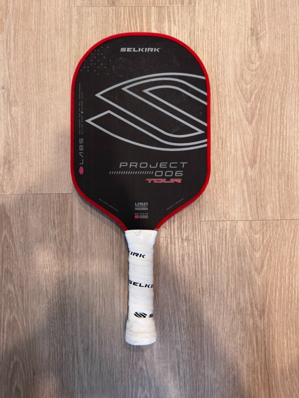 Selkirk LABS Project 006 Tour 20mm Pickleball Paddle Black Red